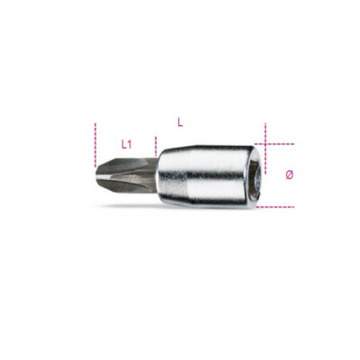 Douille tournevis pour vis cruciforme Phillips® PH 3