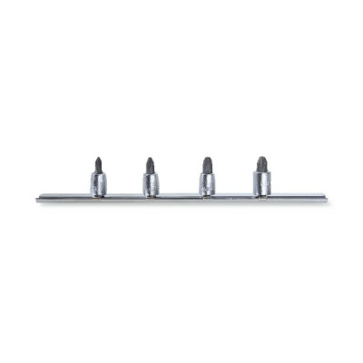 Jeu de douilles de tournevis pour vis cruciformes Phillips®, carré femelle 1/4", chrome
