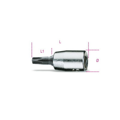 Douille mâle pour vis à tête creuse Torx® T27
