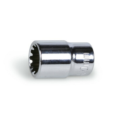 Clé à douille carrée femelle 1/4", chromée 10 MM