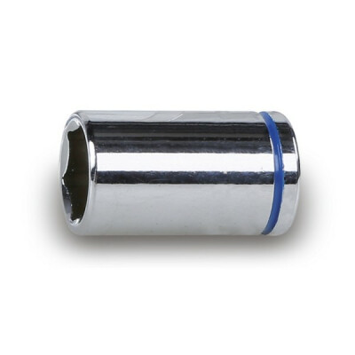 Douille colorée avec douille carrée 1/4", douille hexagonale, chromée 13 MM Bleu clair