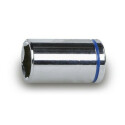 Clé à douille colorée avec carré femelle 1/4&quot;, douille hexagonale, chromée 14 MM Gris clair
