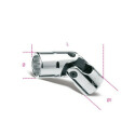 Clé à douille articulée bouche polygonale 13 MM diamètre 18,3 MM