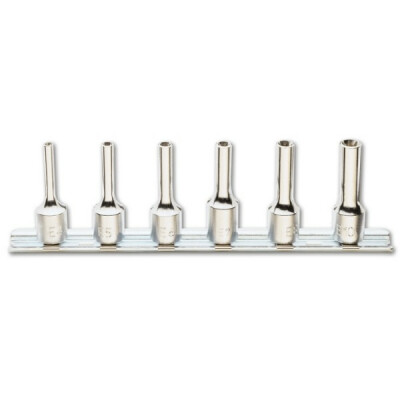 Jeu de 6 douilles longues pour vis à profil Torx® en support