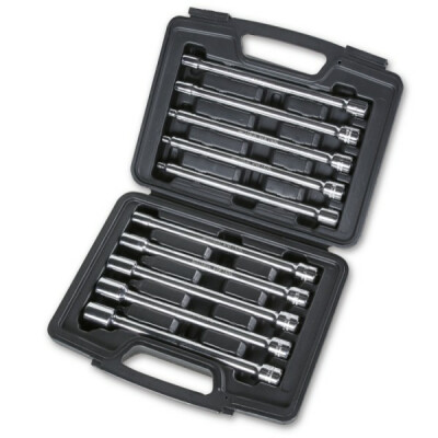Jeu de 10 douilles longues pour vis profilées Torx® en coffret plastique