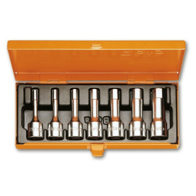 Jeu de 7 douilles mâles hexagonales en coffret