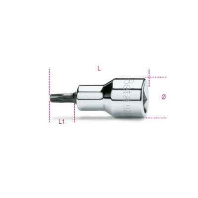 Douille mâle pour vis à tête creuse Torx® T45