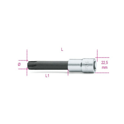 Clé à douille pour vis 6 pans creux diamètre 16 XL MM