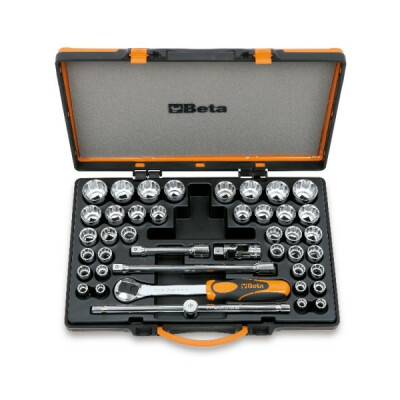 37 douilles polygonales et 5 accessoires
