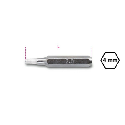 Forfait: Embout de 4 mm pour vis avec entraînement hexagonal de 1,3 MM