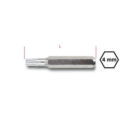 Forfait: Embout de 4 mm pour vis avec empreinte Torx® T8 inviolable