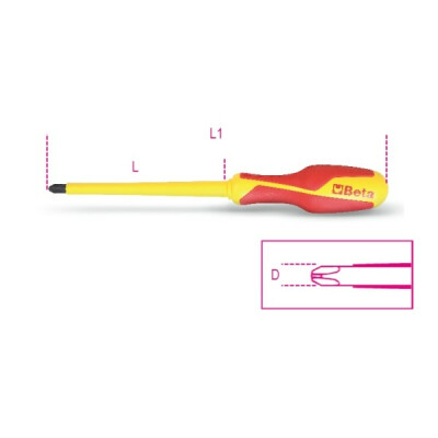 Tournevis pour vis cruciforme Phillips® 3x8x150 MM