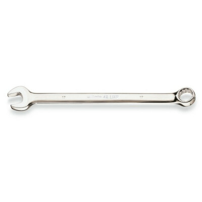 Clé mixte à bout fixe et étoile déportée type longue chrome brillant 22 x 22 MM diamètre 33,5 MM
