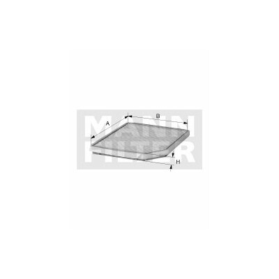 Filtre, air de l'habitacle