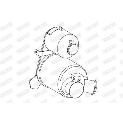 Filtre à particules / à suie, échappement