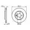Jeu de disques de frein BOSCH 0 986 478 314