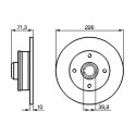 Jeu de disques de frein BOSCH 0 986 478 331