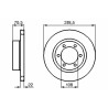 Jeu de disques de frein BOSCH 0 986 478 698