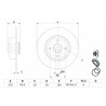 Jeu de disques de frein BOSCH 0 986 479 274