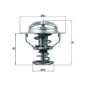 Thermostat, liqiuide de refroidissement