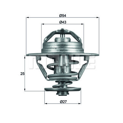 Thermostat, liqiuide de refroidissement