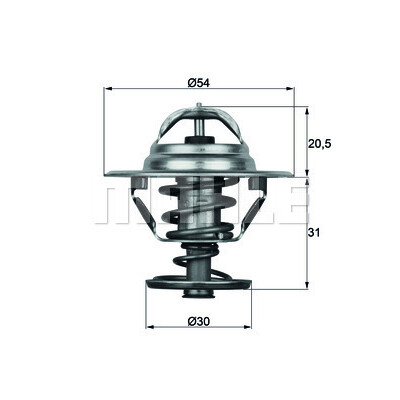 Thermostat, liqiuide de refroidissement