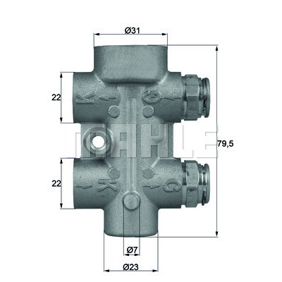 Thermostat, refroidissement d'huile