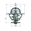 Thermostat, liquide de refroidissement MAHLE ORIGINAL TX 93 79D