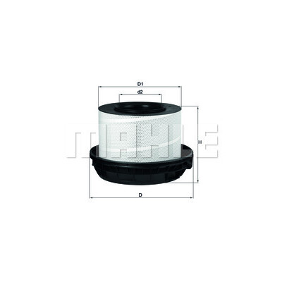 Filtre à air MAHLE ORIGINAL LX 814/1