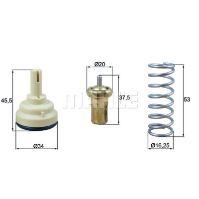 Thermostat, liqiuide de refroidissement