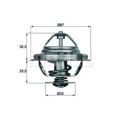 Thermostat, liqiuide de refroidissement