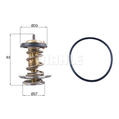 Thermostat, liqiuide de refroidissement