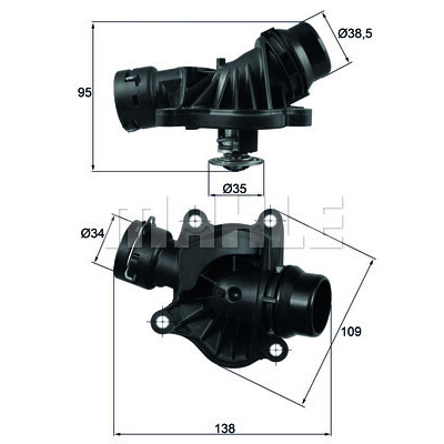 Thermostat, liqiuide de refroidissement
