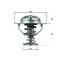 Thermostat, liqiuide de refroidissement