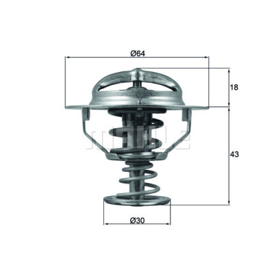 Thermostat, liqiuide de refroidissement