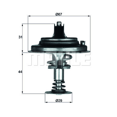 Thermostat, liqiuide de refroidissement