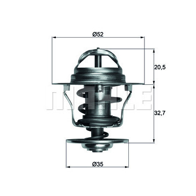 Thermostat, liqiuide de refroidissement