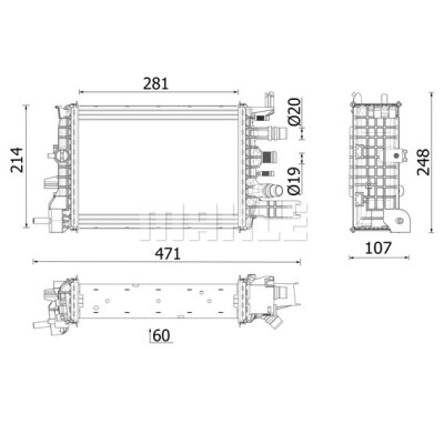 Radiateur, refroidissement du moteur