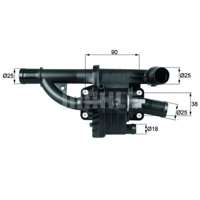 Thermostat, liqiuide de refroidissement