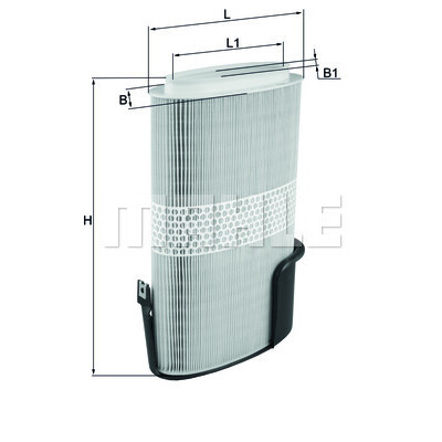 Filtre à air MAHLE ORIGINAL LX 1009/6