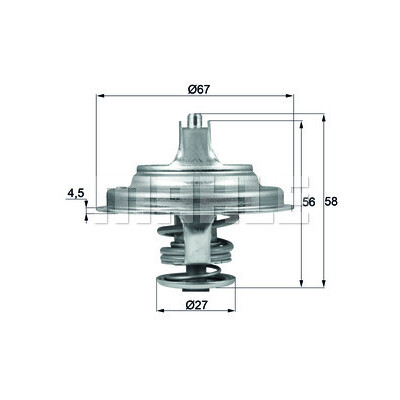 Thermostat, liqiuide de refroidissement