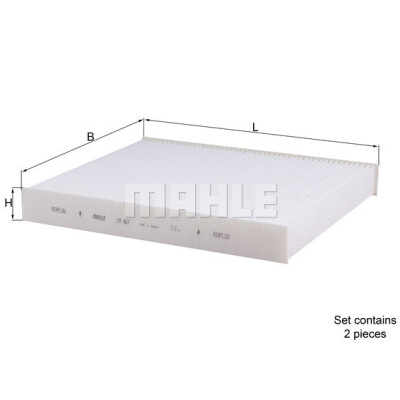 Filtre à air d'habitacle MAHLE ORIGINAL LA 467/S