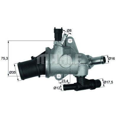 Thermostat, liqiuide de refroidissement