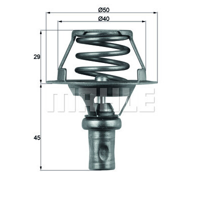 Thermostat, liqiuide de refroidissement