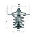 Thermostat, liqiuide de refroidissement