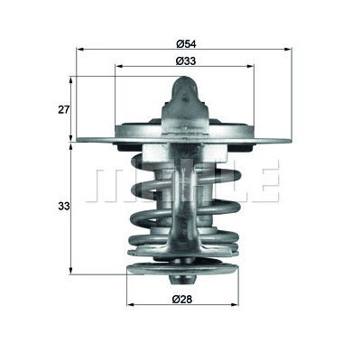 Thermostat, liqiuide de refroidissement