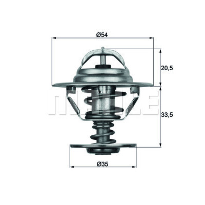 Thermostat, liqiuide de refroidissement