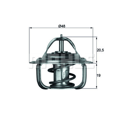 Thermostat, liqiuide de refroidissement