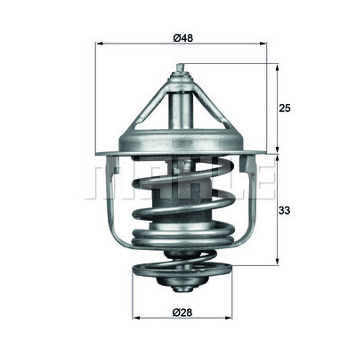 Thermostat, liqiuide de refroidissement