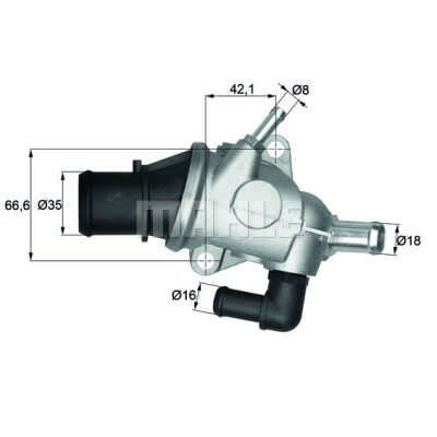 Thermostat, liqiuide de refroidissement